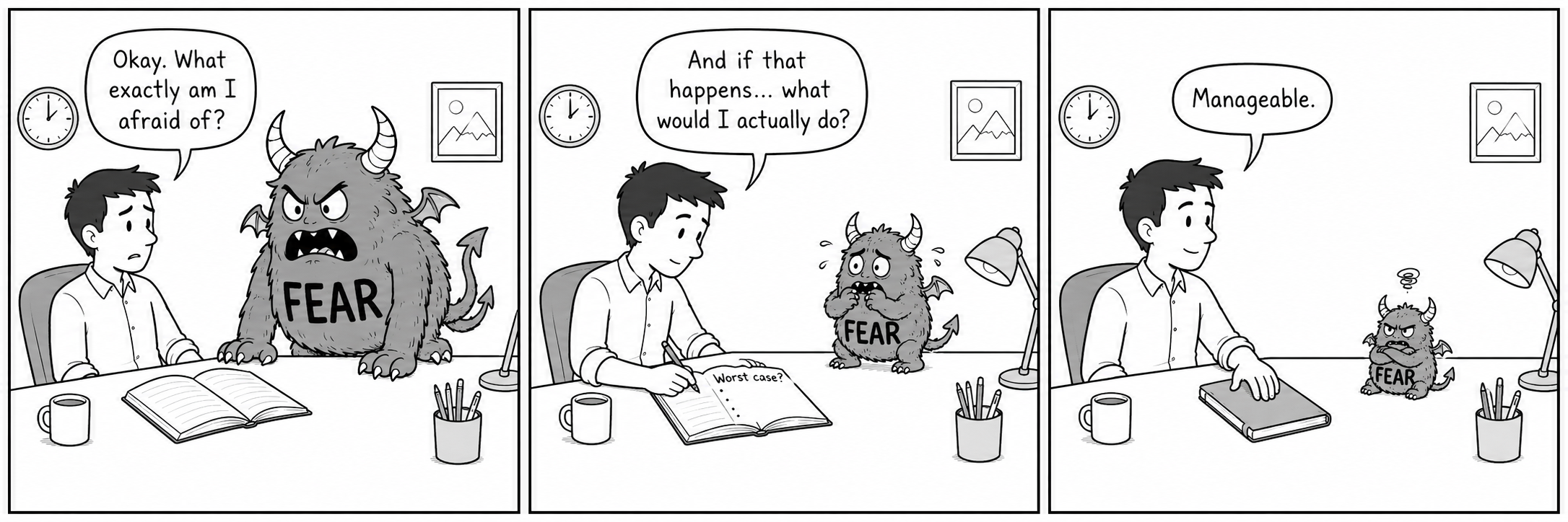 comic strip - fear setting