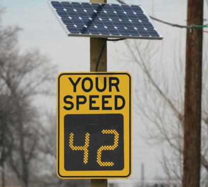 radar speed sign